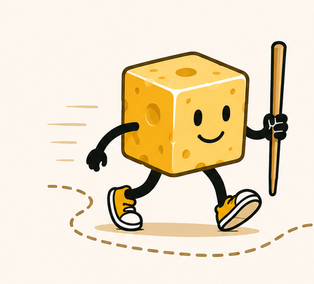 Quesito corriendo con palito